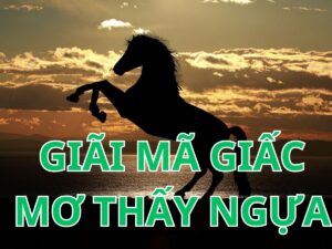 giai ma giac mo thay ngua