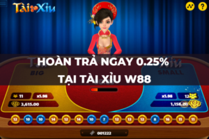 hoan tra ngay 0 25 tai tai xiu w88